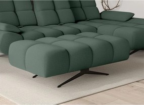 Nowoczesna pufa PRADO Soft Lux w tkaninie CURIO 37 WERSAL