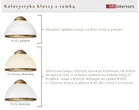 Lampa z mosiądzu na duże biurko CR-B2-P