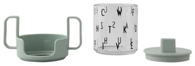 Zielony kubek dla dzieci Design Letters Grow With Your Cup