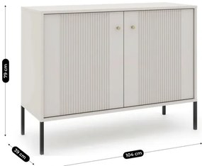 Kaszmirowa komoda na nóżkach N9-B61