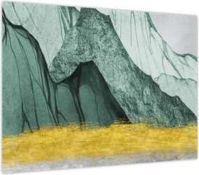 Obraz - Emerald Mountains N⁰2 (70x50 cm)