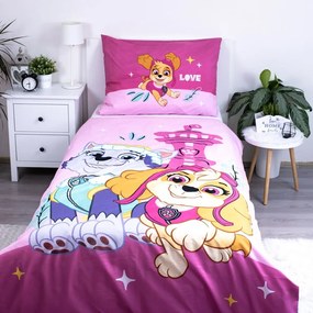 Dziecięca pościel jednoosobowa z mikrowłókna 140x200 cm Paw Patrol – Jerry Fabrics