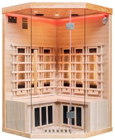Sauna wewnętrzna niskotemperaturowa infrared na podczerwień 2 - 3 osobowa 120 x 120 CM