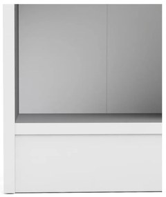 Biały regał Tvilum Basic, 41 x 203 cm