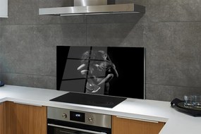 Panel szklany do Kuchni Bliskość Mężczyzny i Kobiety