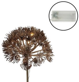 Oświetlenie LED gałązka dekoracyjna HERACLEUM 70 cm, brąz