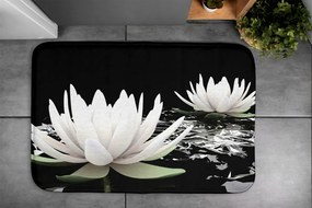 Antypoślizgowy dywanik łazienkowy Antypoślizgowy dywanik łazienkowy Kwiaty Lilie wodne