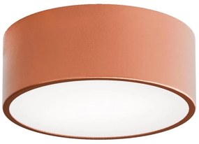 Lampa sufitowa do łazienki z czujnikiem CLEO 1xE27/24W/230V Ø 20 cm IP54 miedziana