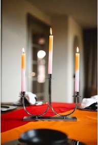 Metalowy świecznik Elana – Zilverstad