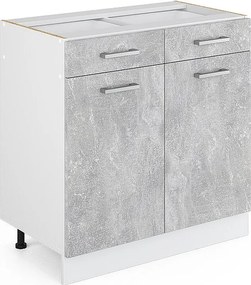 Szafka dolna do kuchni beton 80x46x81.6 r-line