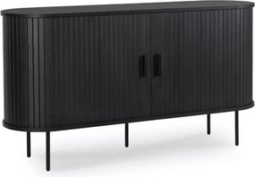 Komoda dwudrzwiowa rozsuwana Double 140cm – nowoczesna komoda z ryflowanymi frontami