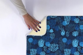 Dywanik do łazienki Dywanik do łazienki Niebieski Rafa Koralowa