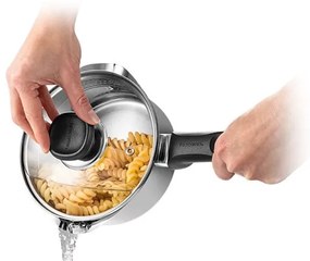 Rondel ze stali nierdzewnej z pokrywką odpowiedni na indukcję 1,25 l Brava – Tescoma