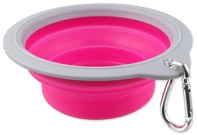 Plastikowa miska podróżna dla psów ø 18 cm Dog Fantasy – Plaček Pet Products