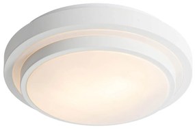 Nowoczesna lampa sufitowa biała 35 cm IP44 - Walden