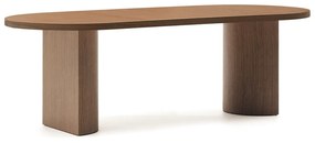 Okrągły stół z blatem w dekorze orzecha 100x240 cm Nealy – Kave Home