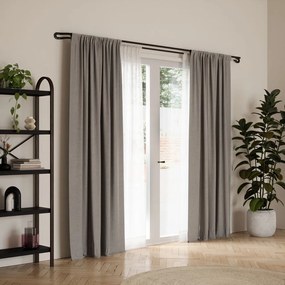 Stalowy regulowany karnisz 107 - 305 cm Midnight – Umbra