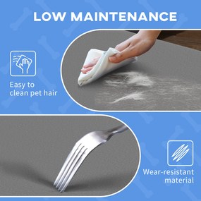 PawHut Łóżko dla Psów, Rozkładane, Wytrzymałe &amp; Komfortowe, Do 10 kg, 71x58x20cm, Szary