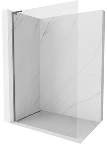 Mexen Kioto-X L ścianka prysznicowa Walk-in 110 x 200 cm, transparent 10 mm, gun metal - 800-110-107-95-00-X