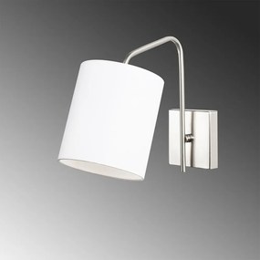 Kinkiet lampa ścienna Ve - 6002, chrom/biały