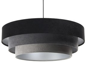 Okrągła lampa wisząca z trzywarstwowym abażurem S446 W0-K45
