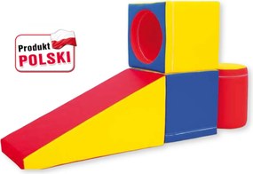 Zjeżdżalnia piankowa z ekoskóry - klin Atlas 028