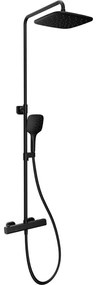 Ravak X070160 - Zestaw prysznicowy z termostatyczną baterią FREE czarny