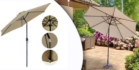 Parasol z możliwością regulacji kąta nachylenia