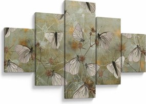 Obraz - Vintage motyle (125x70 cm)