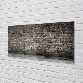 Szkło do Kuchni na Ścianę Rustykalny Akcent Ceglany