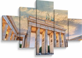 Obraz - Brama Brandenburska, Berlin, Niemcy (125x70 cm)