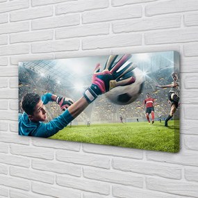 Obraz drukowany na płótnie Dynamika Bramkarskiej Obrony