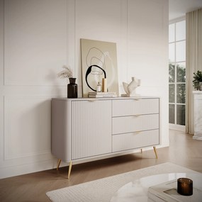 Komoda LANTANA 138 cm do Salonu Sypialni Odcienie beżu