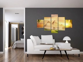 Obraz - Piramidy (125x70 cm)