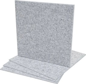Akustyczny panel ścienny MCW-L52 (zestaw 4 sztuk),  jasnoszary