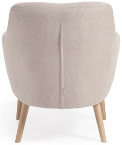 Beżowy fotel Candela – Kave Home