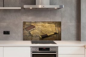 Szklany Panel Stara Mapa w Formie Zeszytu