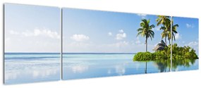 Obraz - Tropikalna wyspa (170x50 cm)