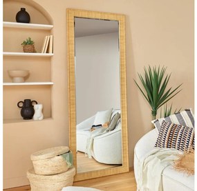 Atmosphera - Lustro ścienne THEA 194,5x71,5 cm beżowe