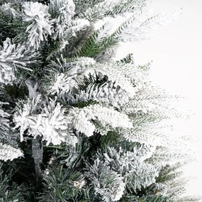 Choinka bożonarodzeniowa zaśnieżona ze stojakiem Cardiff, 120 cm, 120 cm