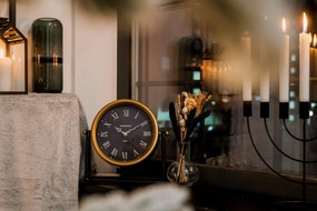 Zegar stojący na komodę LUCA, Ø 21cm