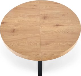 Okrągły stół rozkładany w stylu industrialnym Mercy