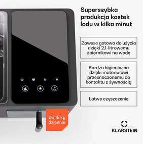 Klarstein Glacial Pro Nugget kostkarka do lodu