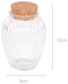 Szklany słoik do przechowywania, 280 ml