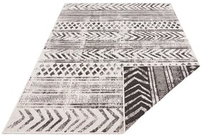 Czarno-kremowy dywan odpowiedni na zewnątrz NORTHRUGS Biri, 200x290 cm