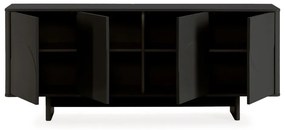 Czarna komoda 180x75x40 cm Solei – MOME