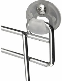 AQUALINE 37010 Chrom line druciana półka narożna  podwójna, srebrny