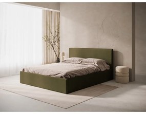 Zielony tapicerowany zagłówek 210,5x100 cm Remo – Micadoni