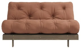 Pomarańczowomiedziana rozkładana sofa 140 cm Roots – Karup Design