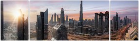 Obraz - Panorama Dubaju (170x50 cm)